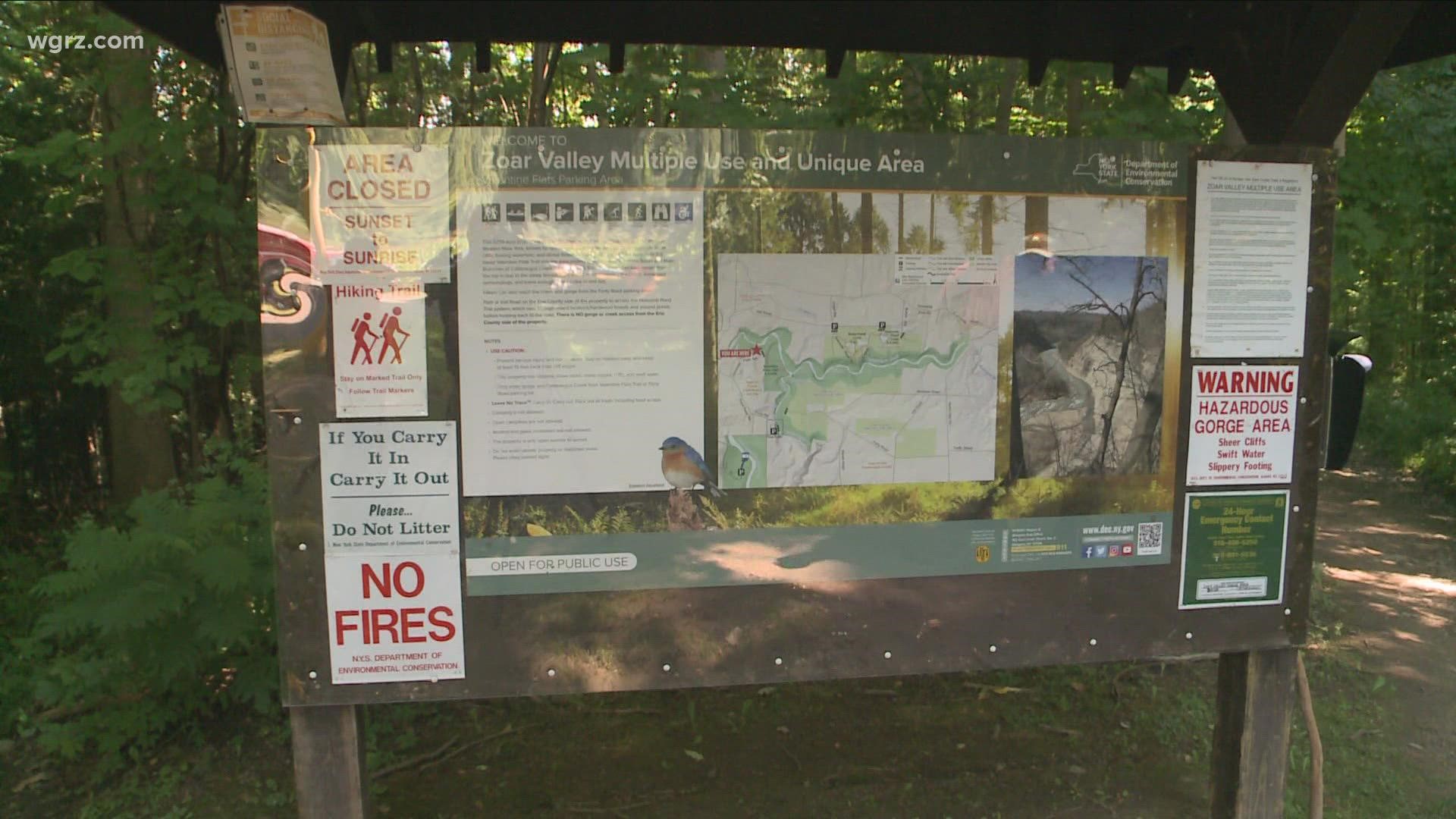 The New York State Department of Environmental Conservation says the criminals could face misdemeanor or even felony charges for intentionally removing the signs.