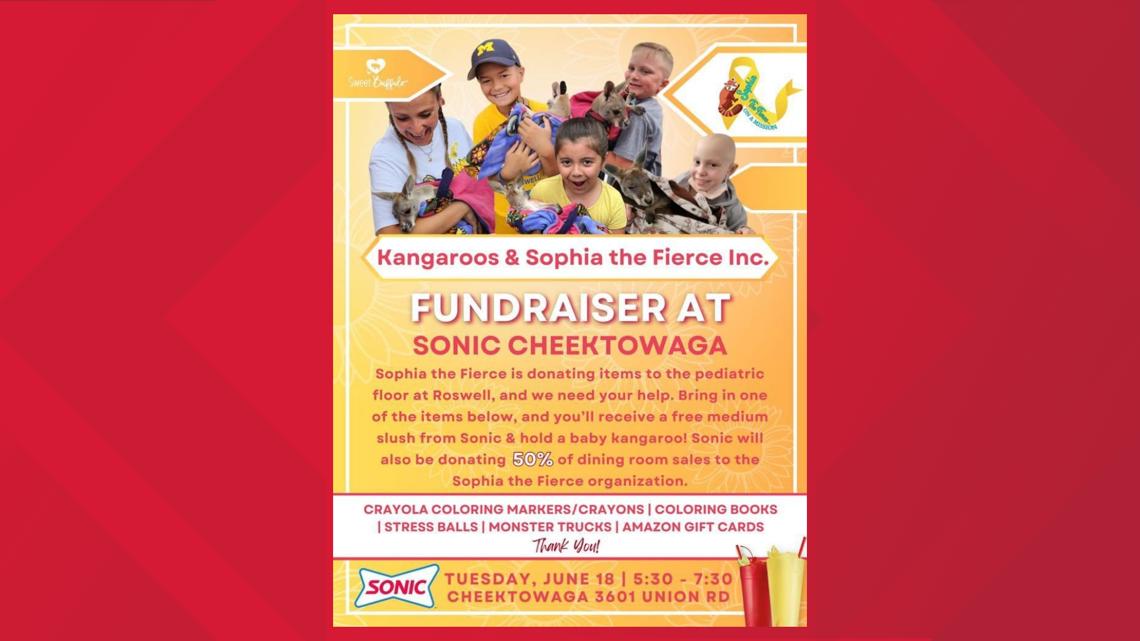 Hold a kangaroo for a good cause at Sonic