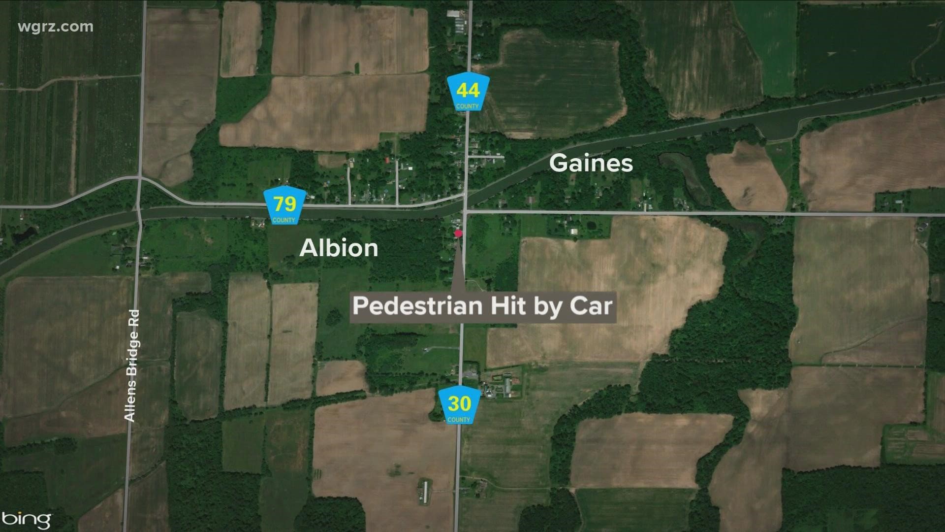 A tragic accident in Orleans county last night, when two sisters were hit by a vehicle while walking along Eagle Harbor Road in the town Gaines.