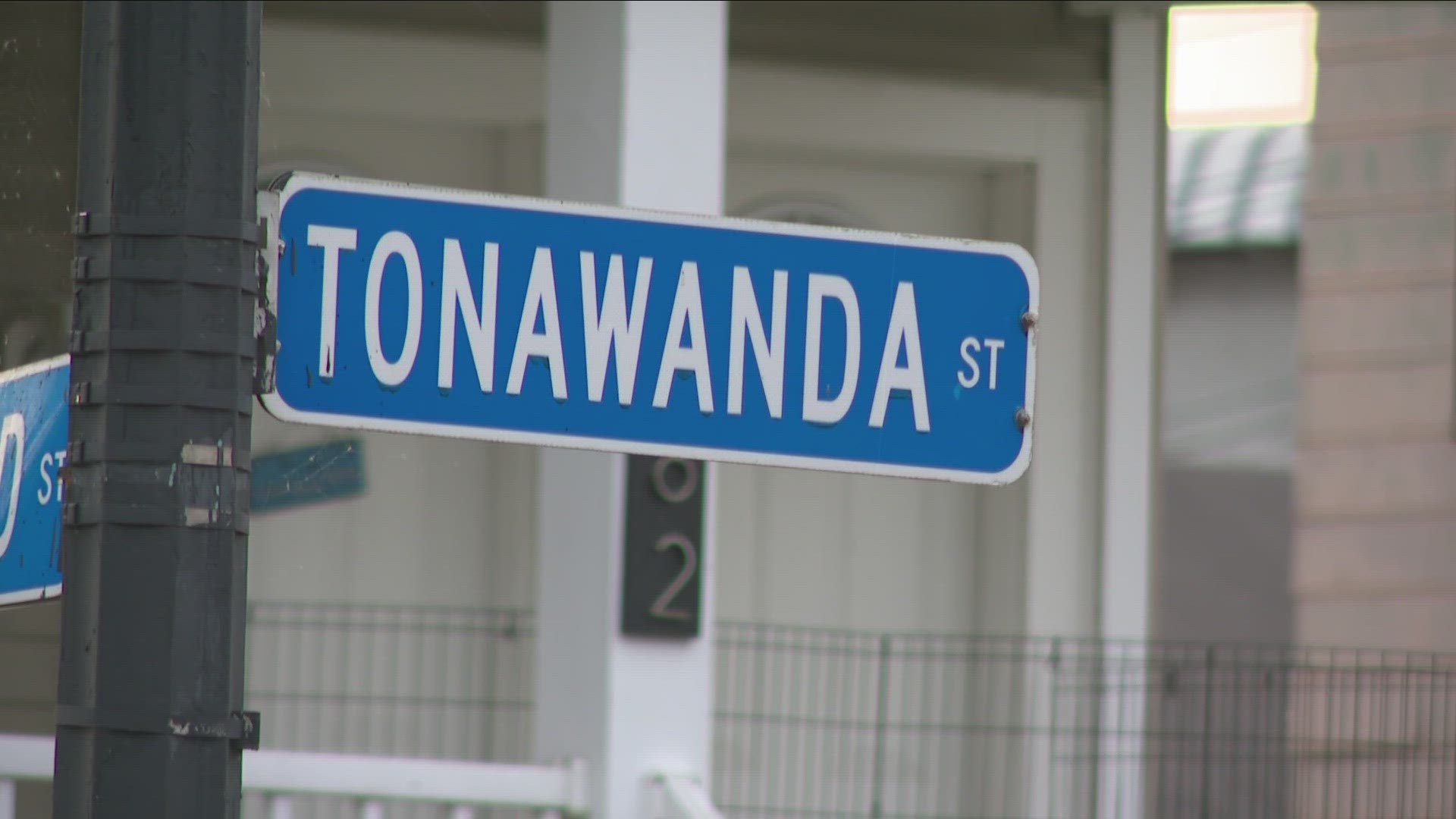 it was on the 500 BLOCK ON TONAWANDA STREET NEAR HERTEL AVENUE WHERE A MAN WAS THREATENING TO DIE BY SUICIDE. THE MAN WAS HOLDING A PELLET LONG GUN.