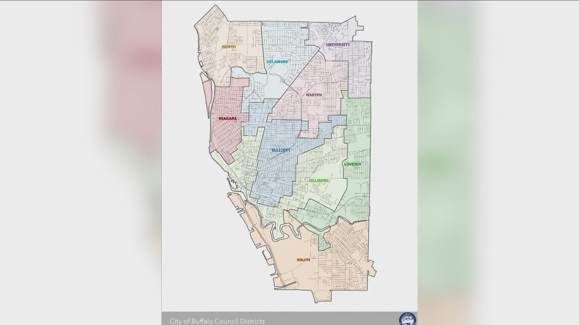 The Buffalo Common Council is set to make a final vote next week on new re-apportionment maps.