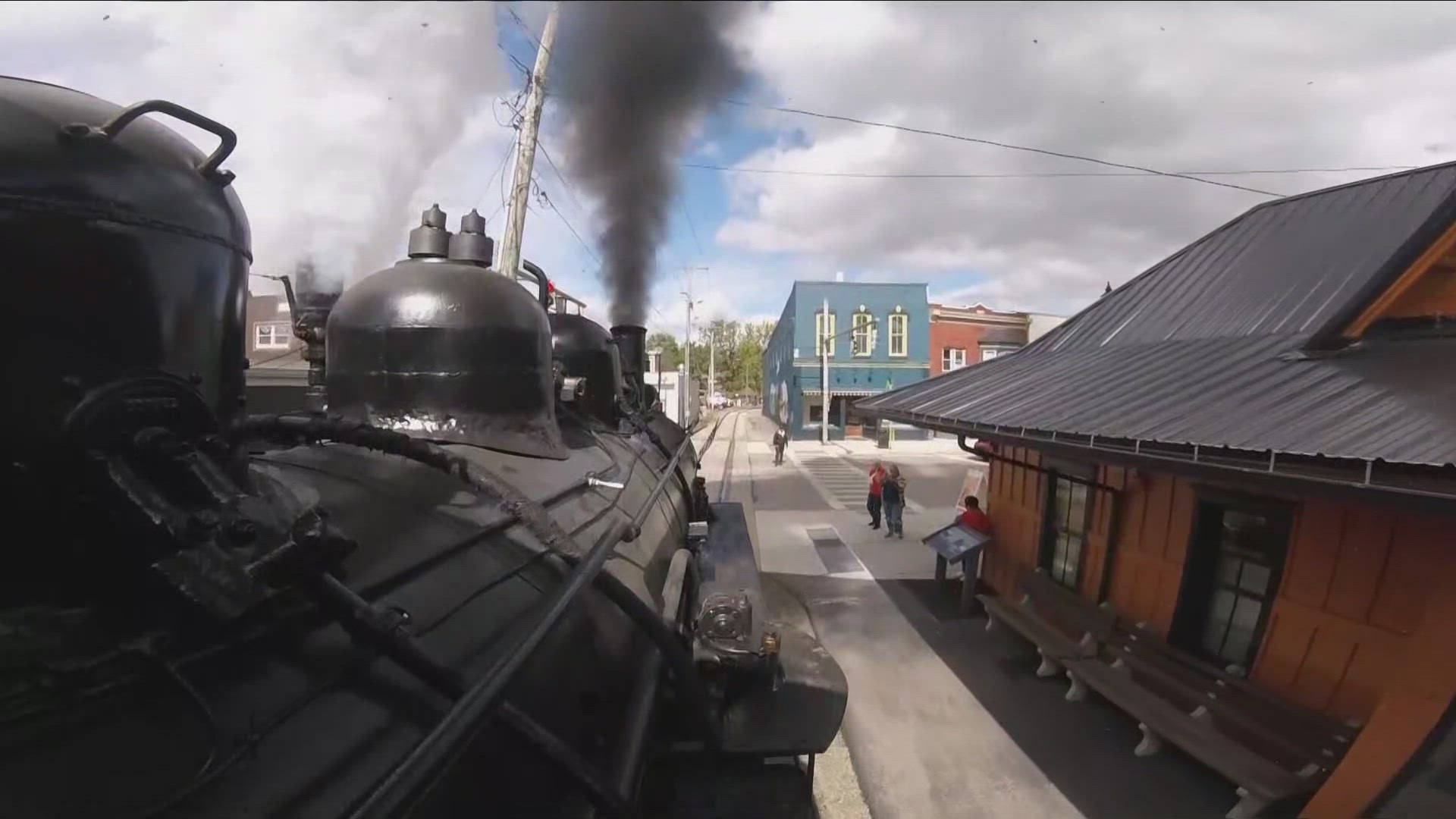 Steam engine train ride returns after 7 years