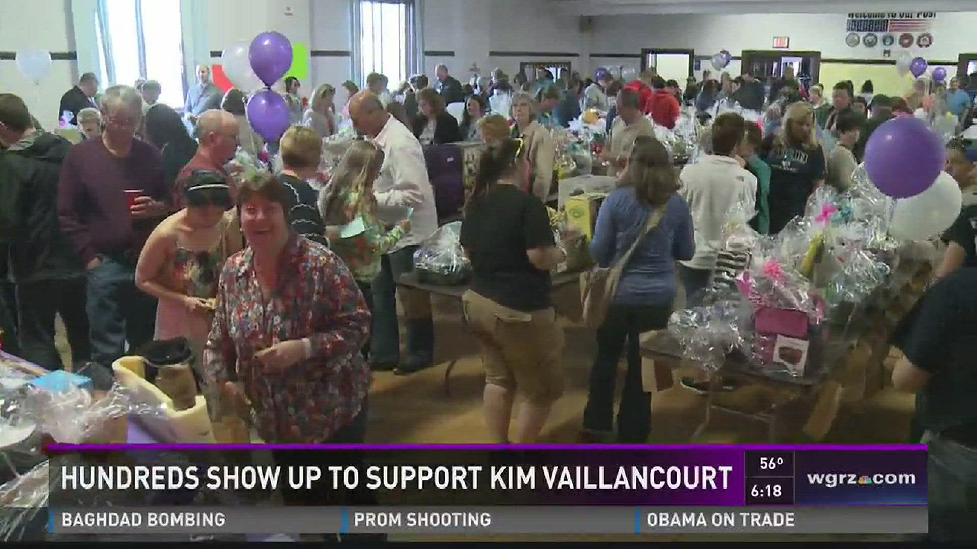 HUNDREDS SHOW UP TO SUPPORT KIM VAILLANCOURT