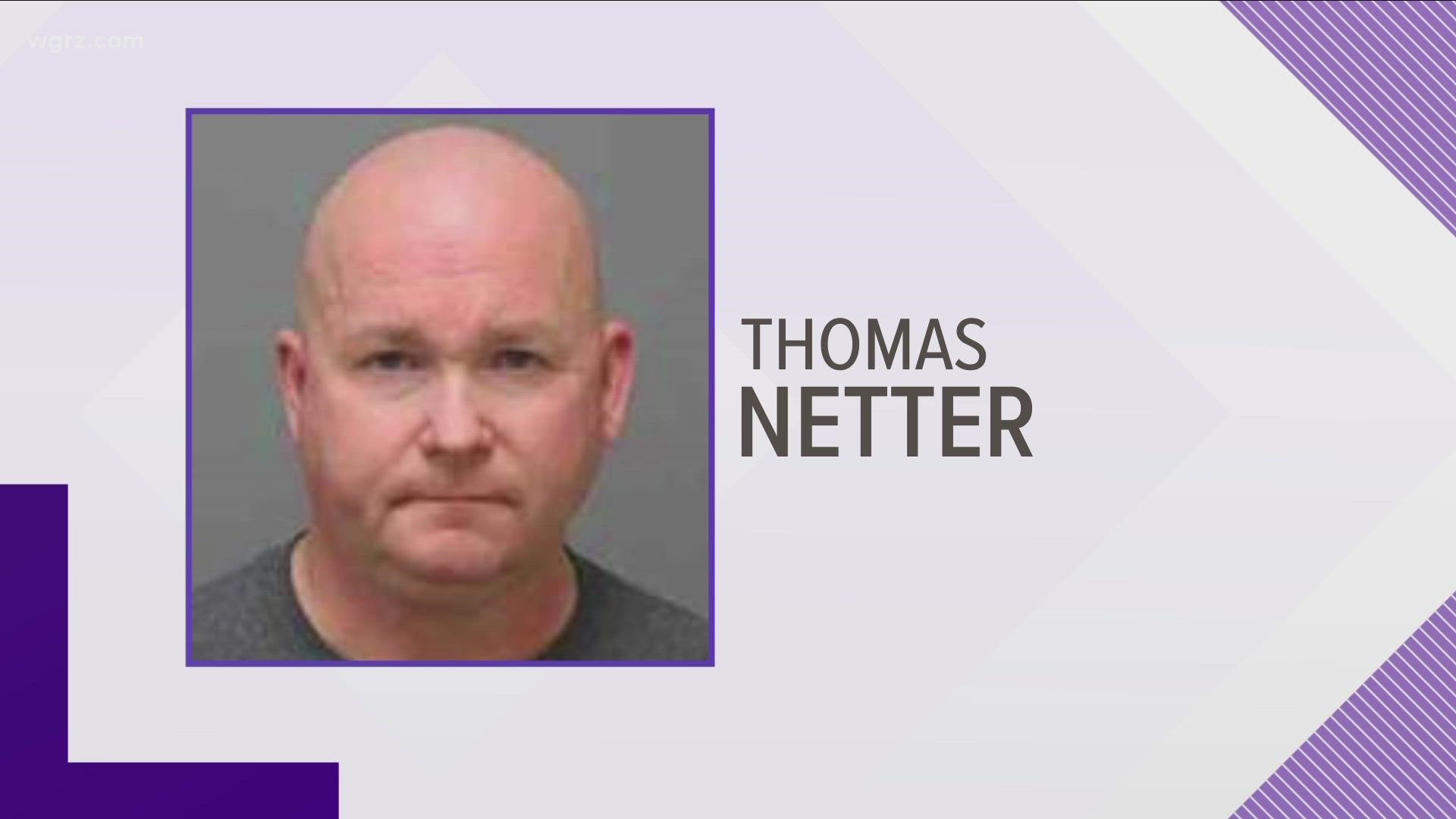 Netter is accused of sending a threatening message to Poloncarz on facebook messenger back in January...