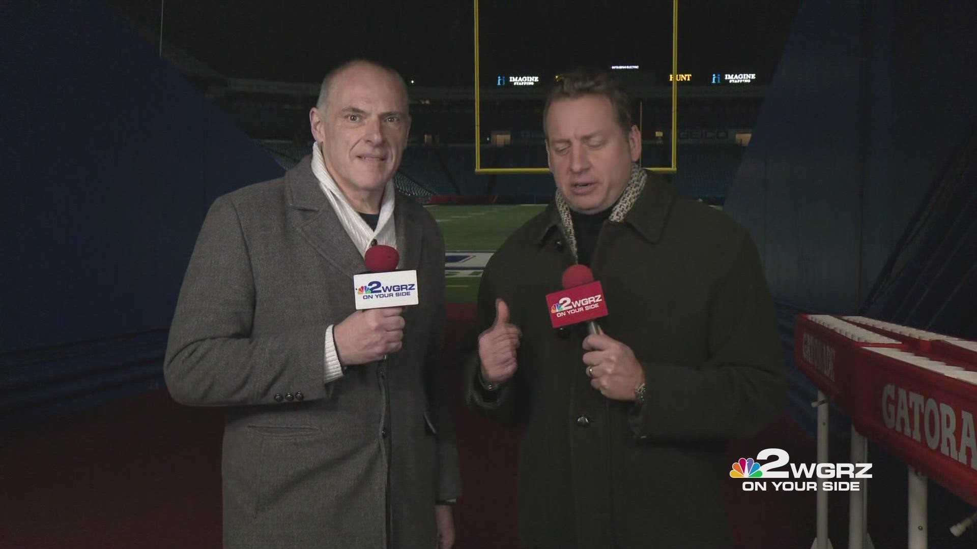 Channel 2 Sports Director Adam Benigni and WGRZ Bills/NFL Insider Vic Carucci discuss the Bills' Week 14 win against the New York Jets.