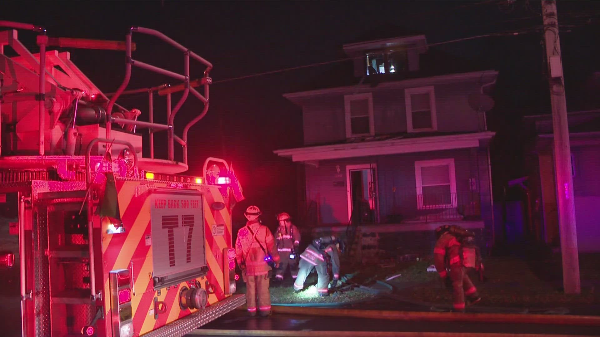 Buffalo Fire responded to initial reports of the fire coming from the roof area.
