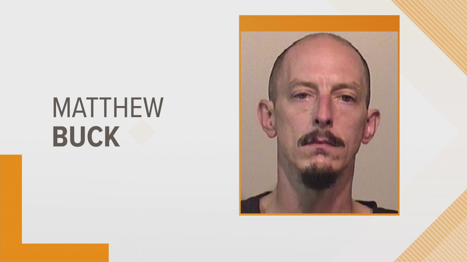 Matthew Buck was held at the facility for a parole violation when he attempted to hold a nurse hostage to escape.