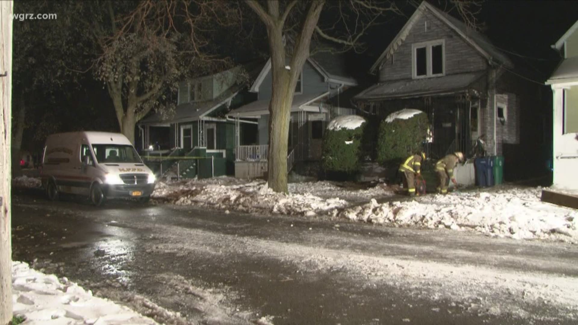 A elderly woman died after a fire broke out Friday night, according to the Niagara Falls Fire Department.