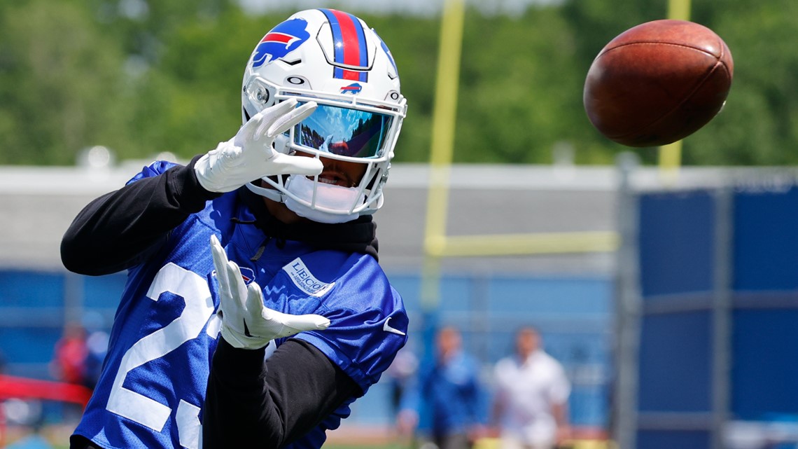 Buffalo Bills' Stevie Johnson during an NFL football training camp