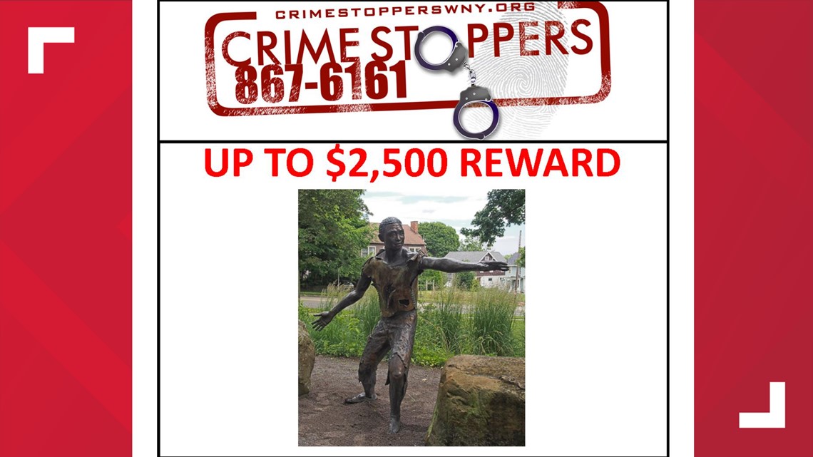 Crime Stoppers WNY offering reward for information about stolen statue ...