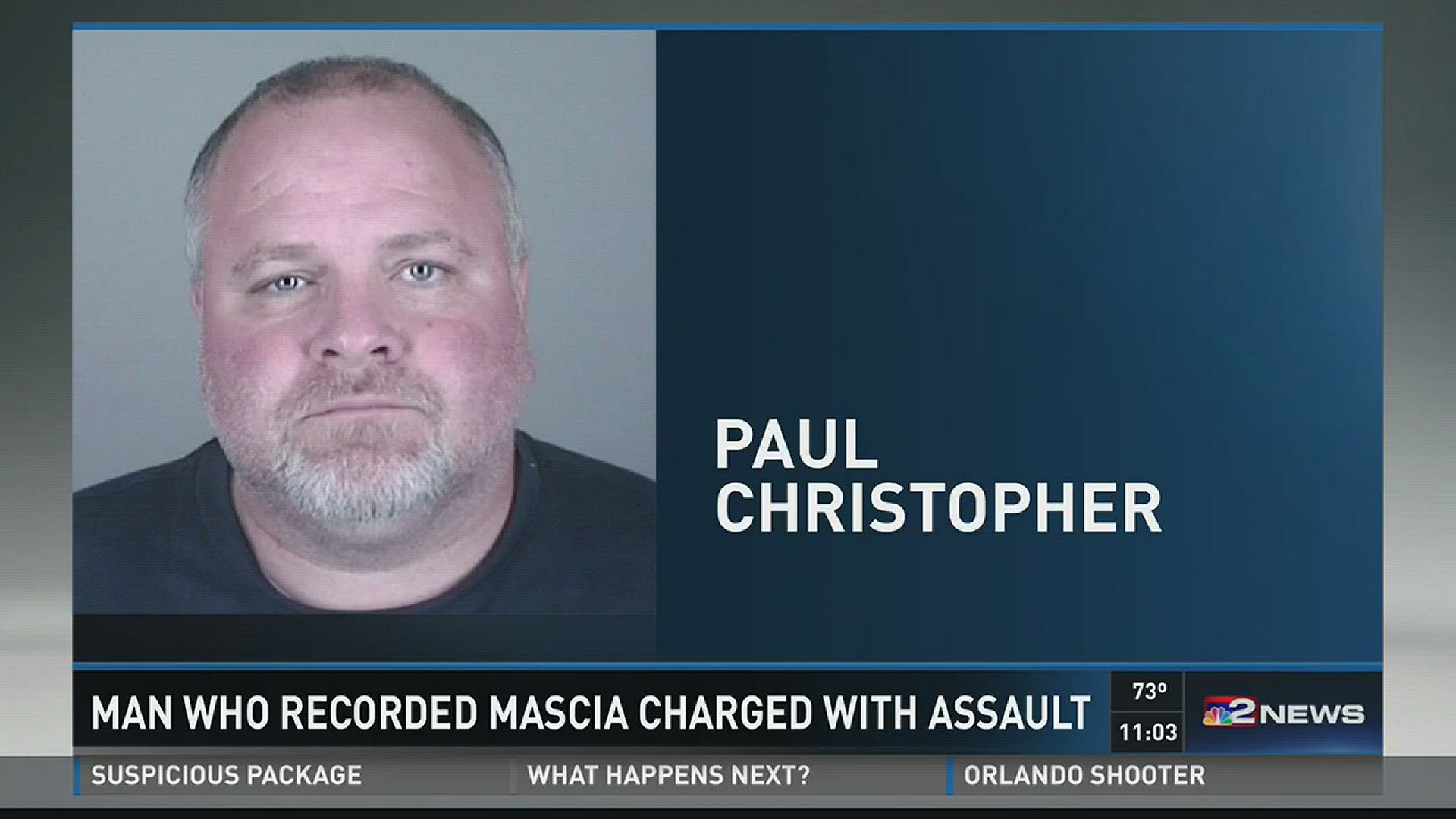 Man Who Recorded Mascia Charged With Assault