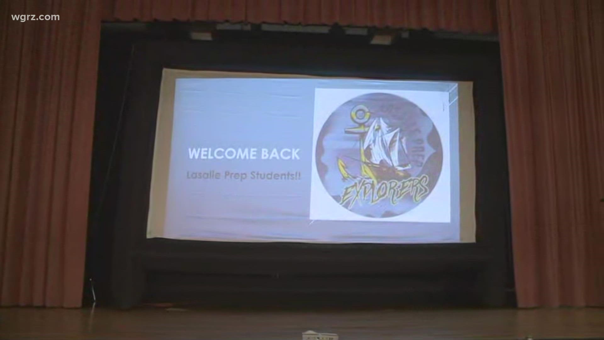 LaSalle Preparatory School, a middle school in Niagara Falls, is welcoming students back for in-person learning.