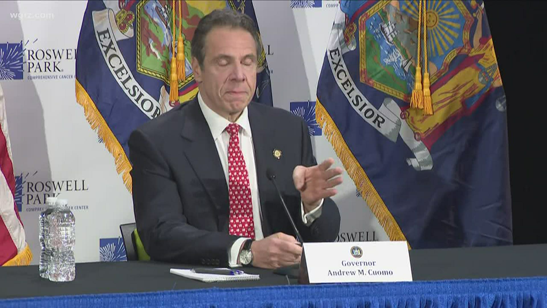 Governor Andrew Cuomo says the federal government has to assist the test-makers to get global supplies