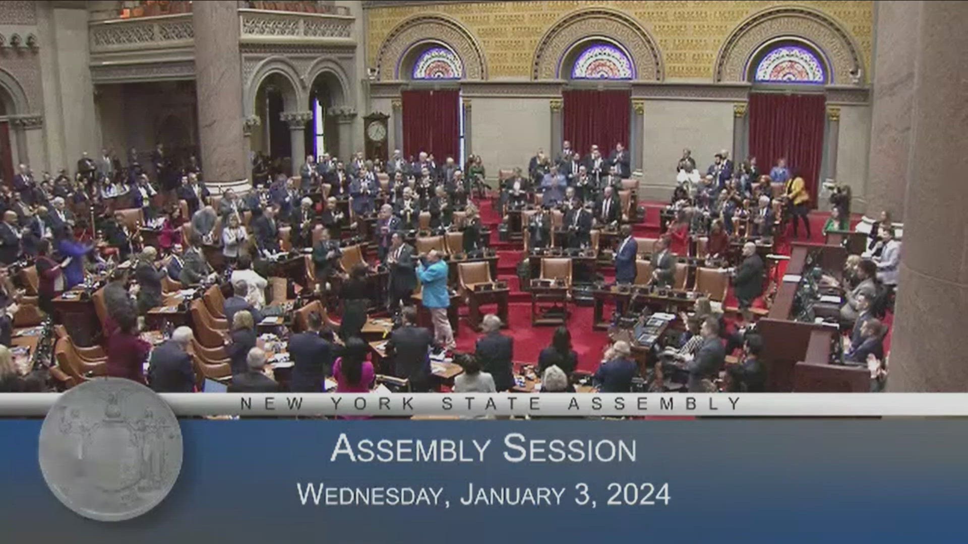TONIGHT, LAWMAKERS ARE BACK IN ALBANY FOR THE FIRST SESSION OF THE YEAR... FOR THE NEW YORK STATE ASSEMBLY AND STATE SENATE