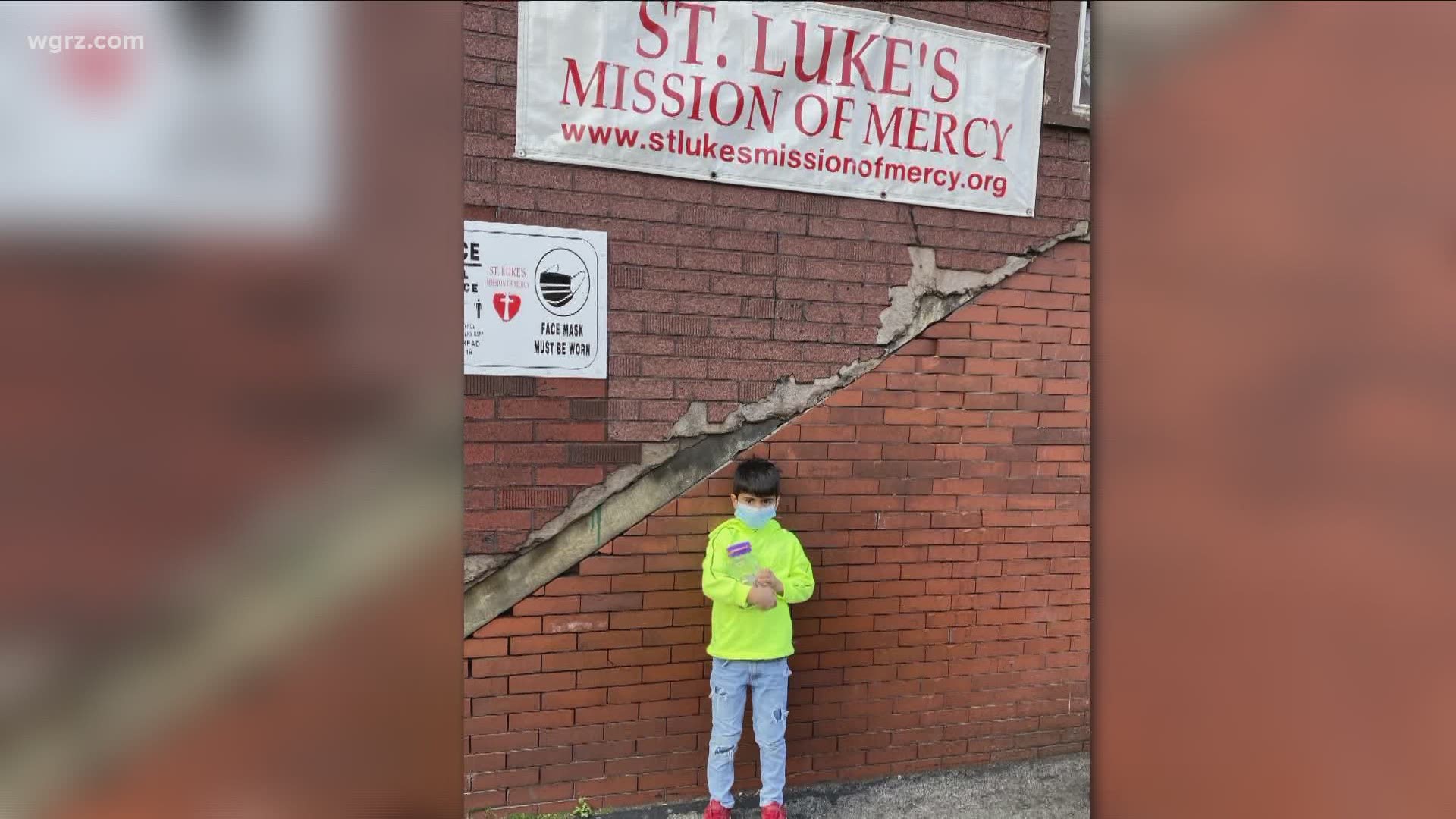 When 6-yr-old Ayaan Arshad's parents said they were donating items to St. Luke's Mission of Mercy, he ran to car with his jar of money so he could donate, too.
