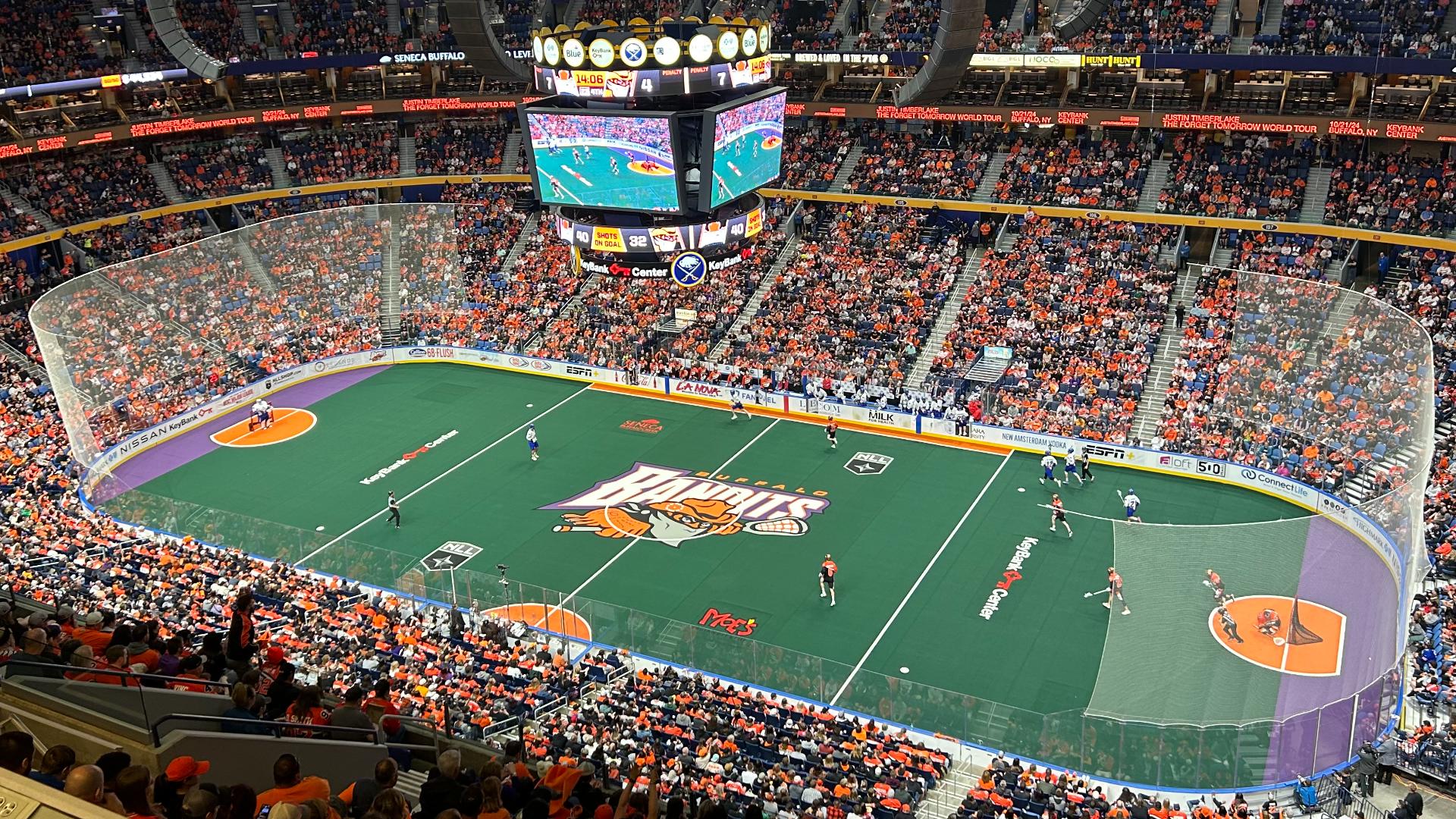 Bandits fans went wild during a KeyBank Center comeback that pushed Buffalo back into the National Lacrosse League finals for the third straight season.