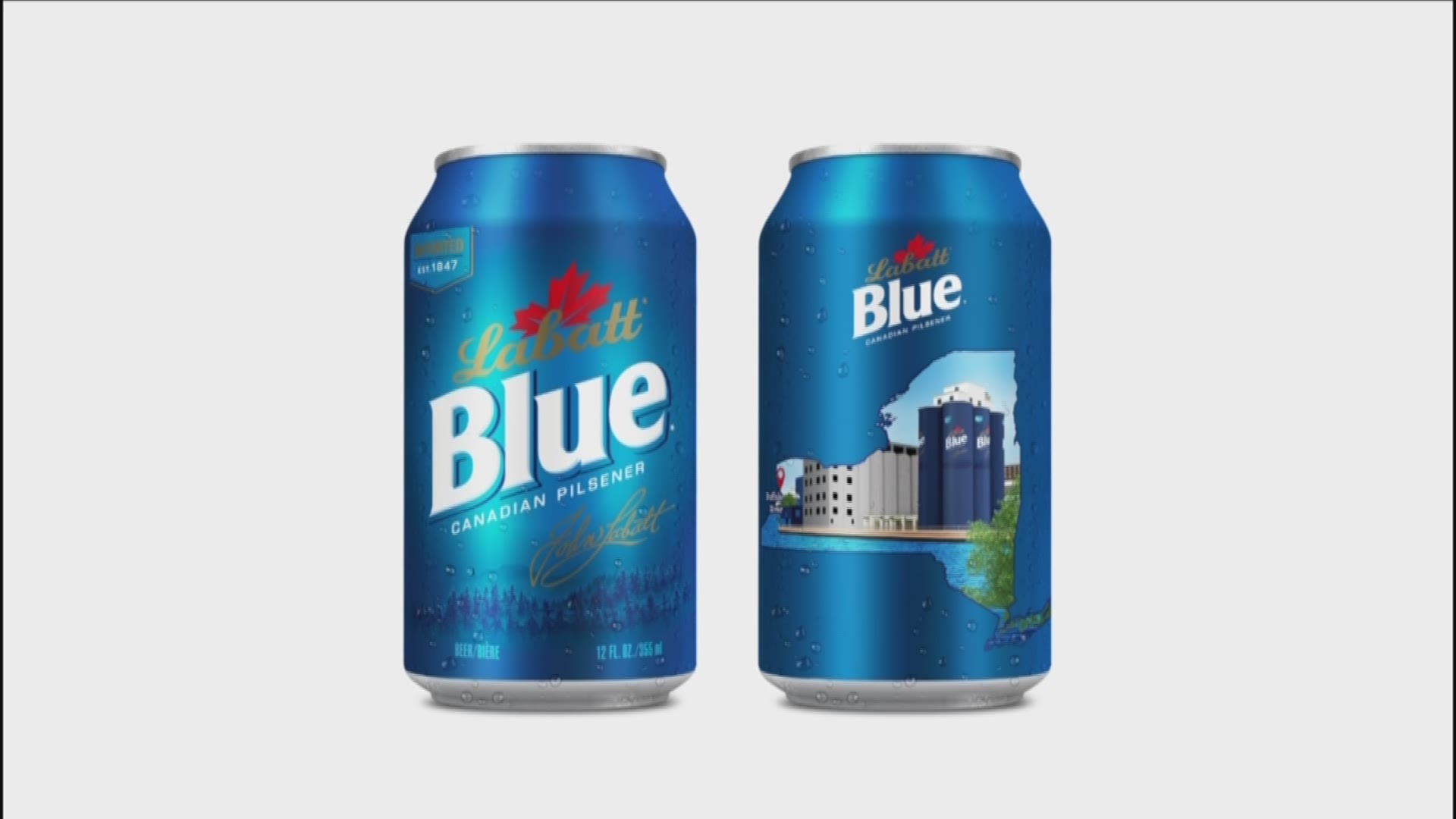 Special Edition Labatt Cans Featuring Buffalo