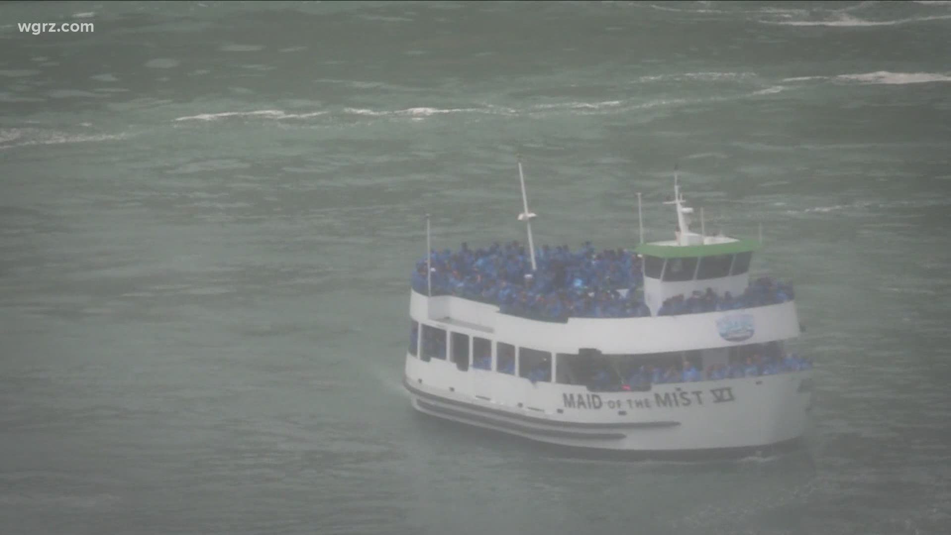 The maid of the mist is back open for visitors.
it's an up-close tour of Niagara Falls. And just like every other business, they have made some changes this summer.