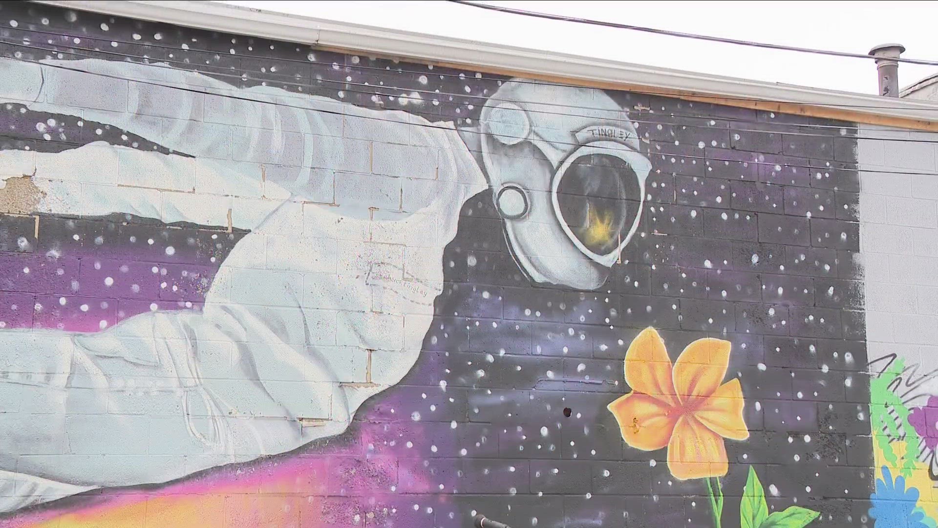 25 Artists were chosen from a pool of about 100 applicants. Mural Fest runs June 10 and 11th.