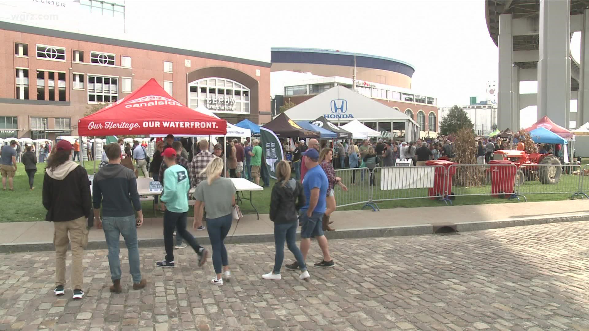 The New York State Craft Brewers Festival made its return to Western New York. There were more than 50 breweries from all across the state at the event.