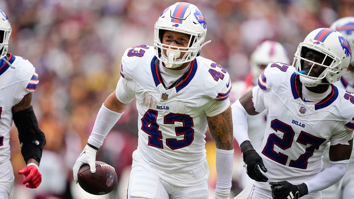 Best postgame celebration photos from the Bills win in Washington