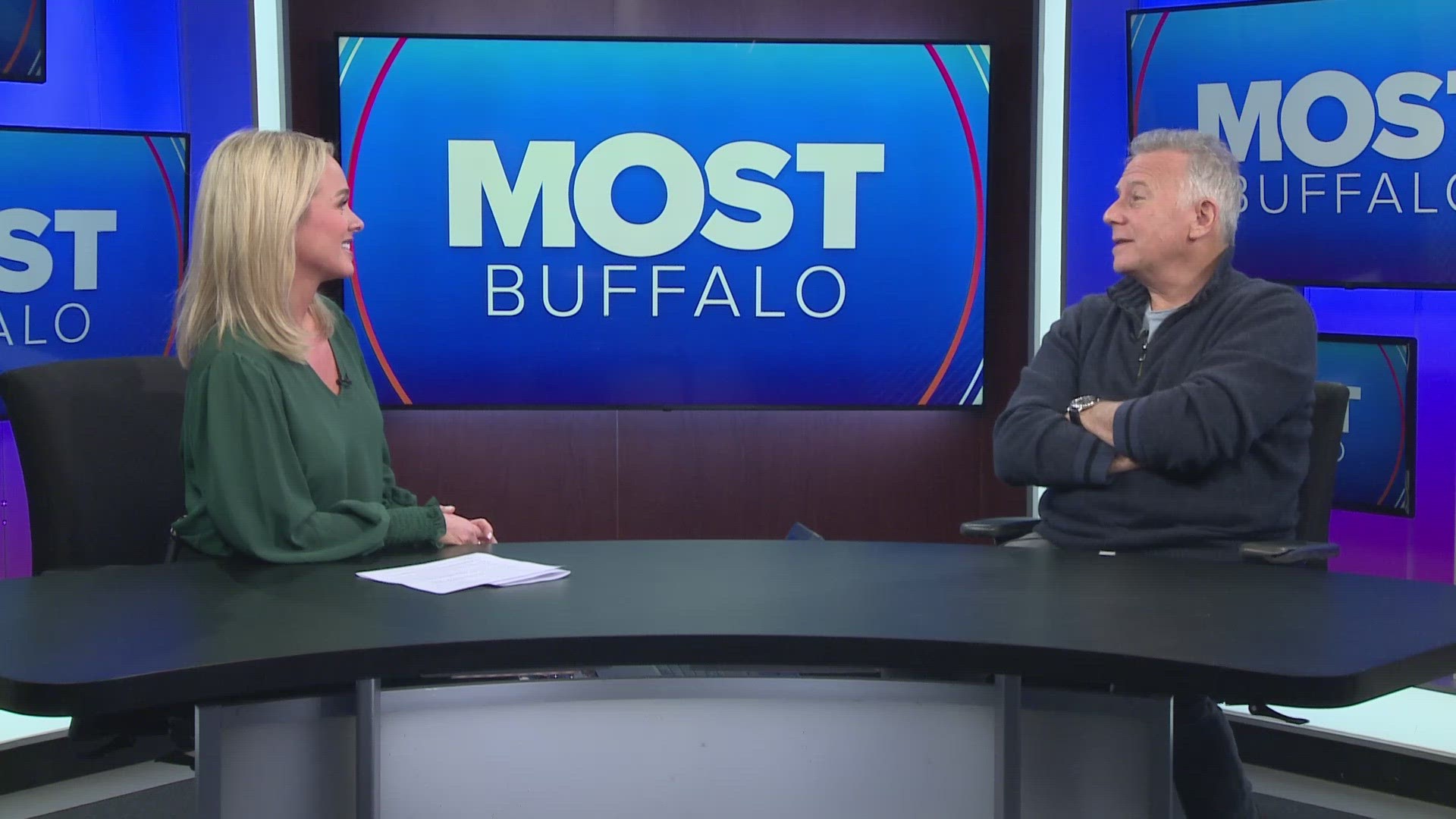 Paul Reiser visits with Kate on Most Buffalo