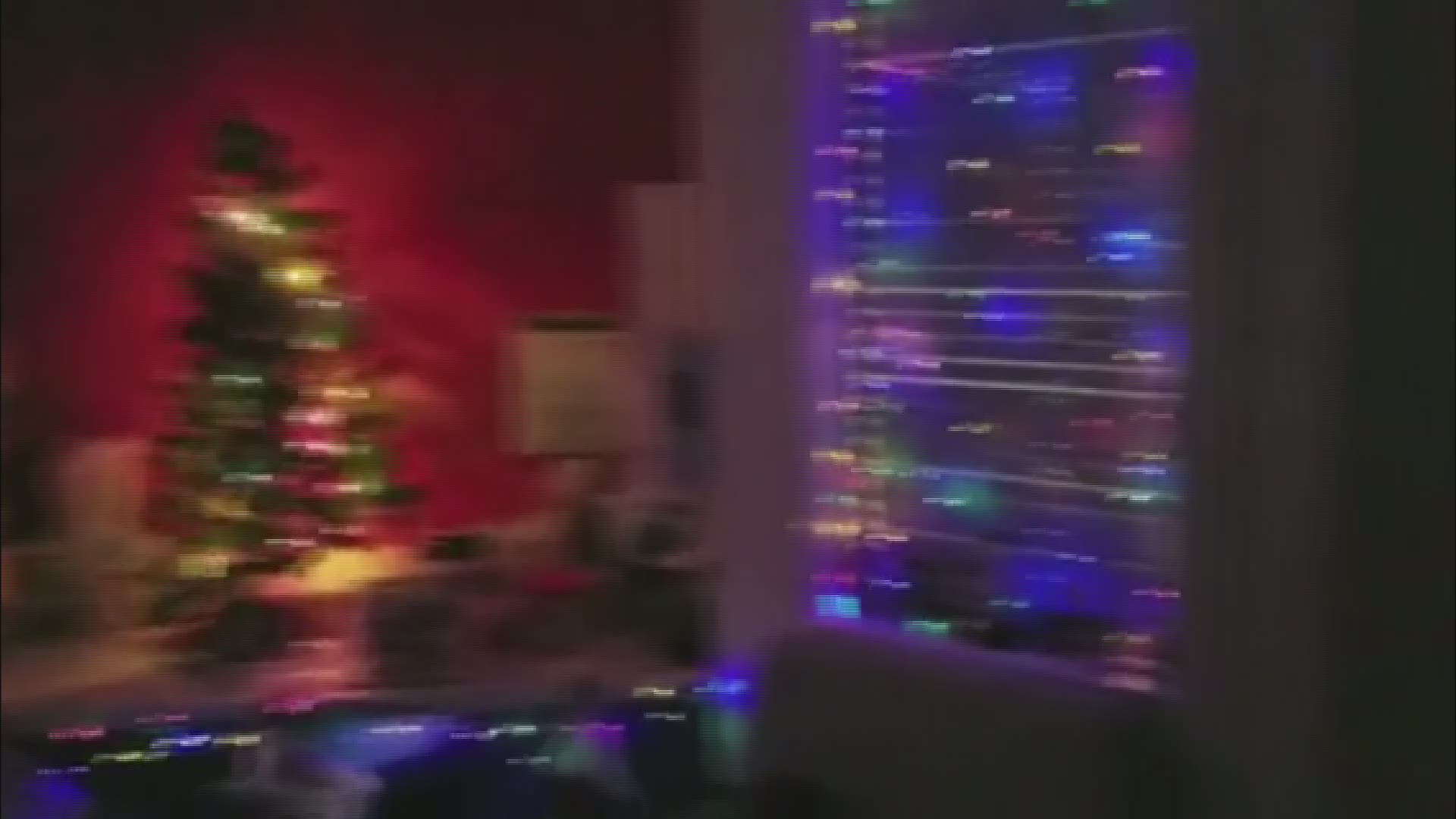 16-month-old Mikey's room at Children's Hospital is ready for Christmas.