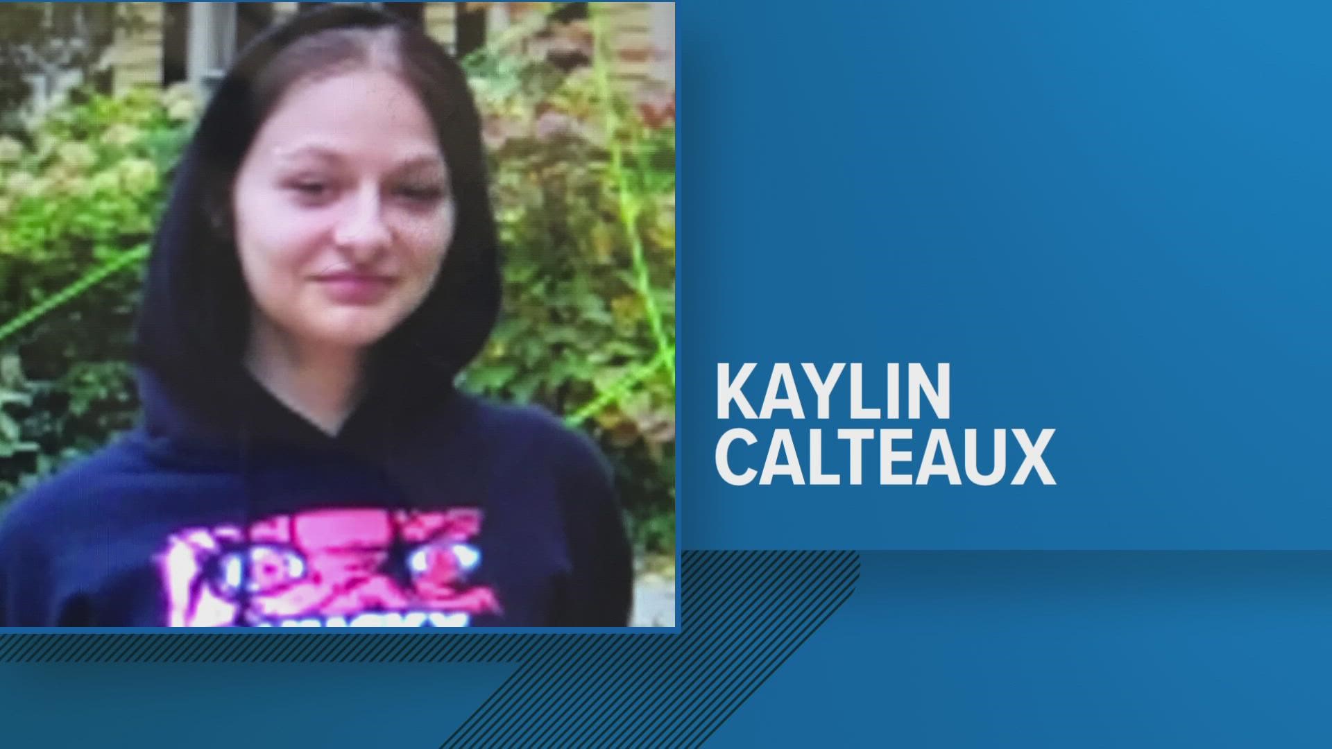 The Wyoming County Sheriff's office says Kaylin M. Calteaux was last seen at her home on Saltvale Road in Warsaw.