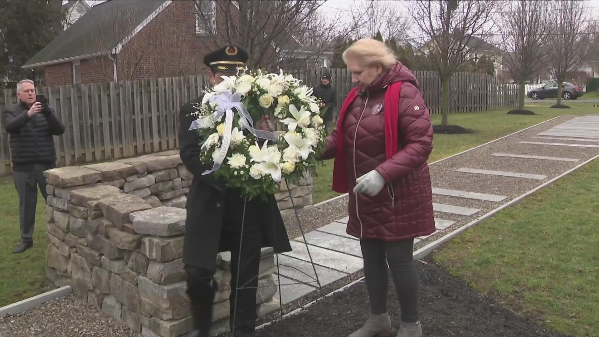 Flight 3407 wreath laying ceremony today