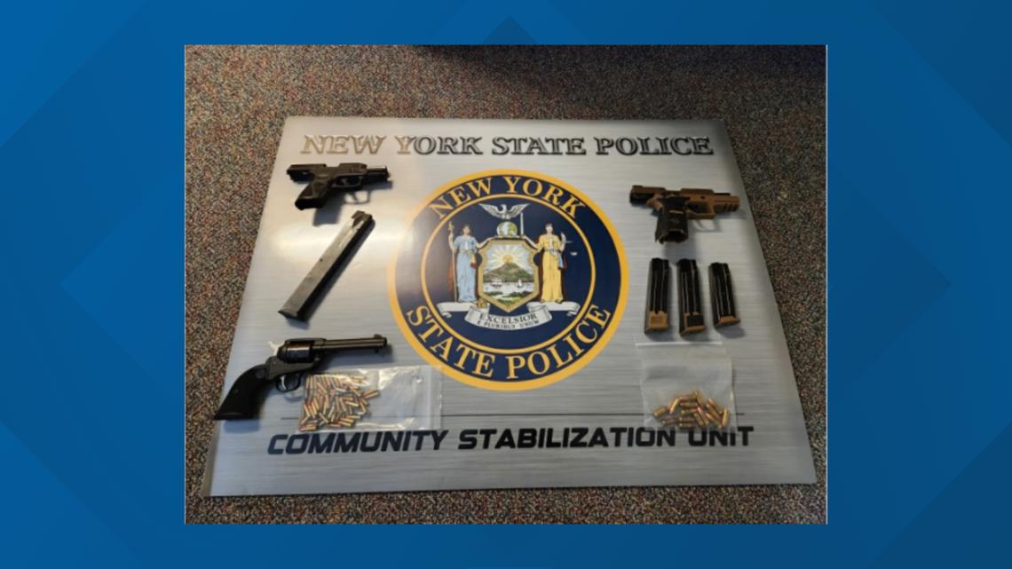 Buffalo man arrested on several gun charges