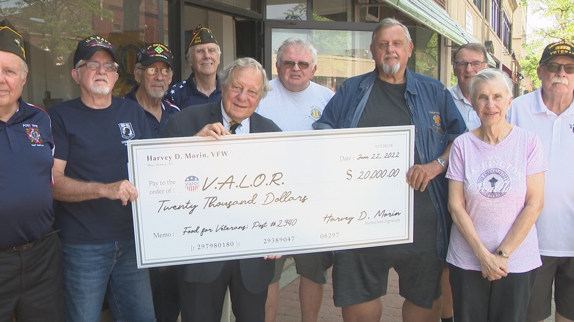 Pantry receives record donation as West Seneca VFW post disbands - Vimarsana News