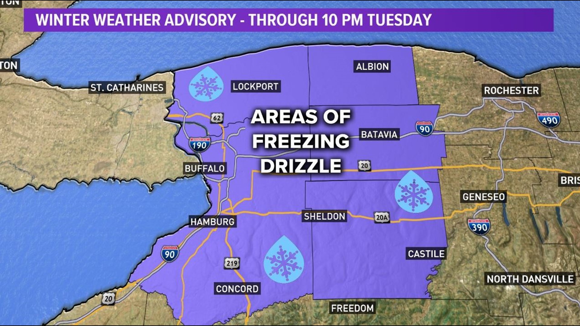 Winter Weather Advisory for parts of WNY | wgrz.com