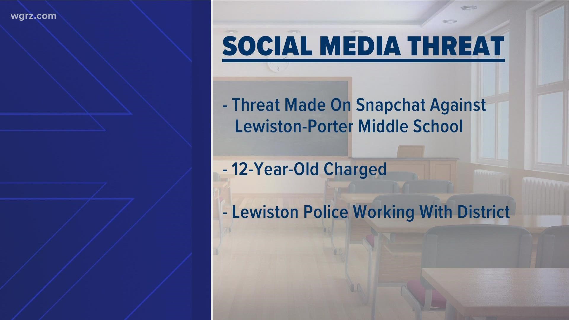 Police say it happened on snap chat and involved several people.