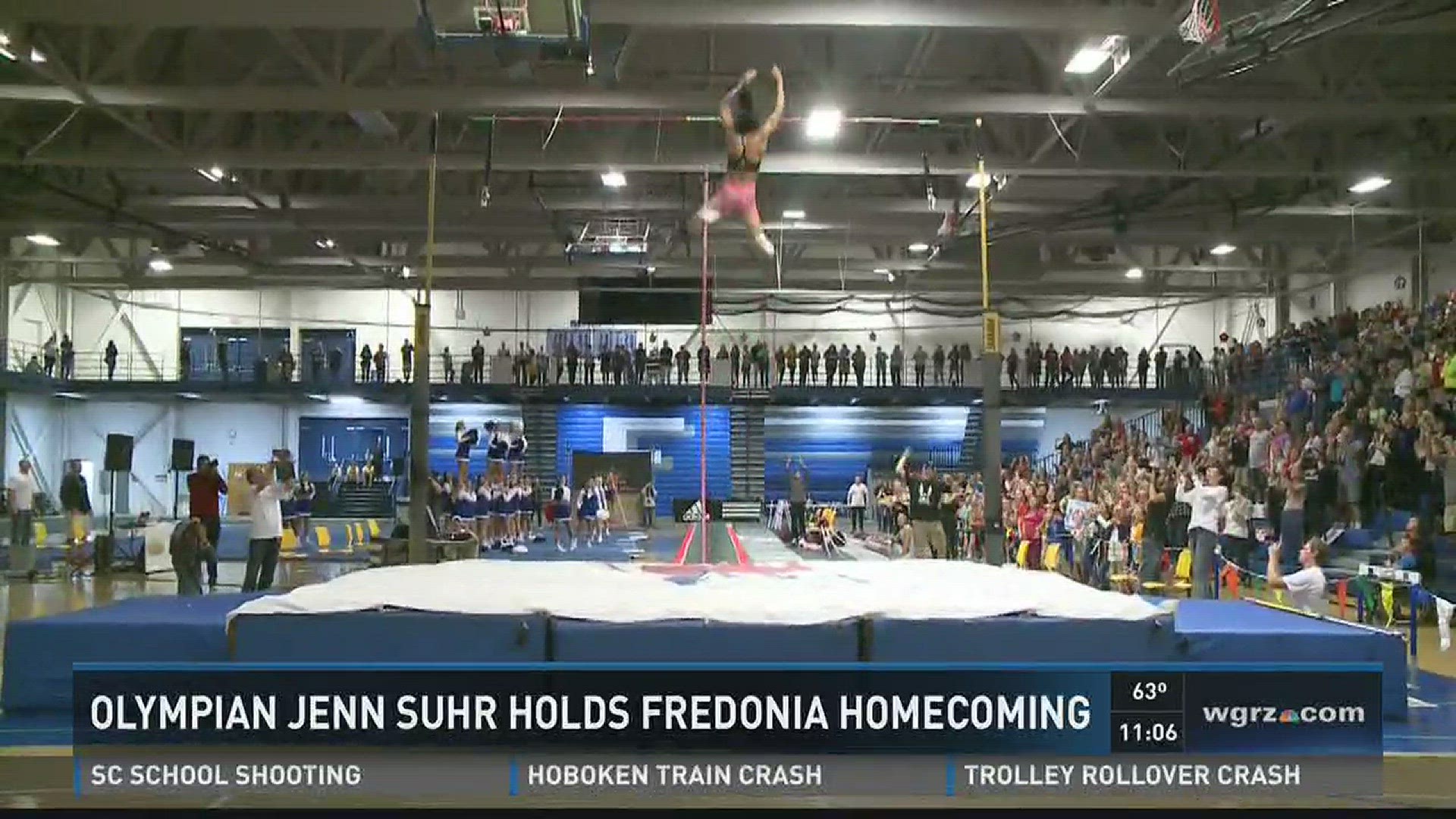 Olympian Jenn Suhr Holds Fredonia Homecoming