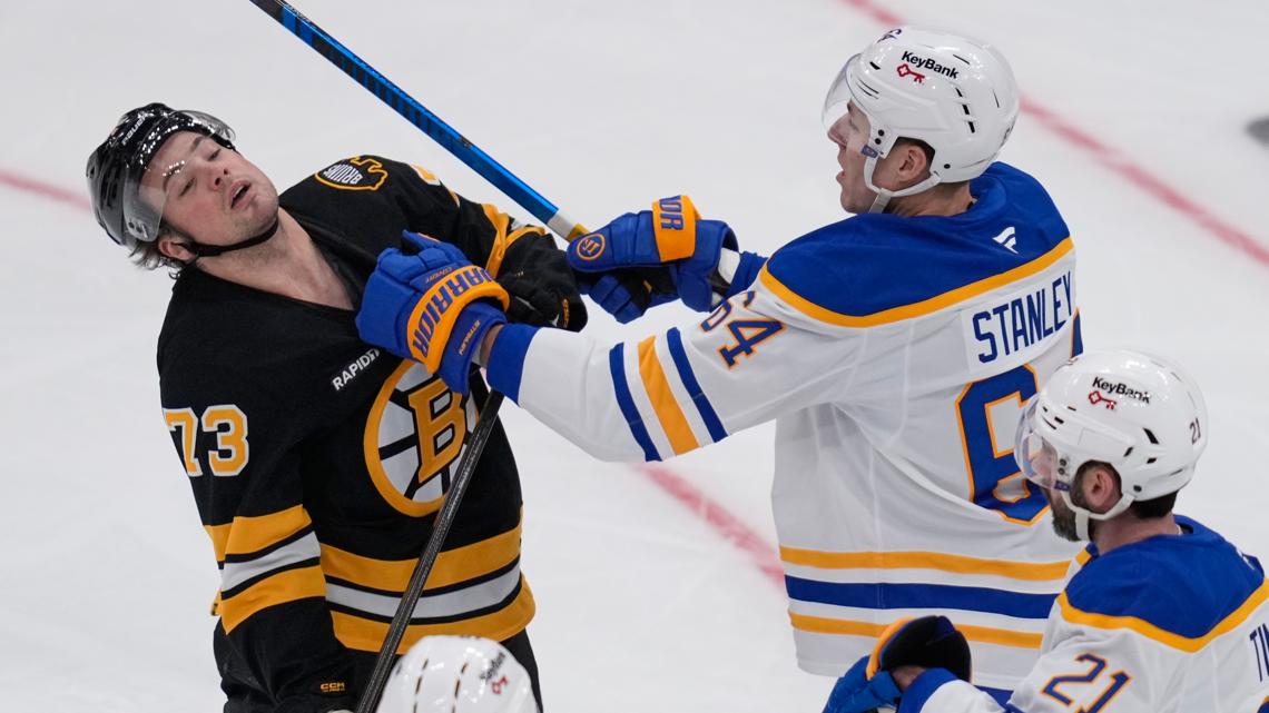 Bruins' McAvoy could be suspended after late slash in Sabres' Game 6 win