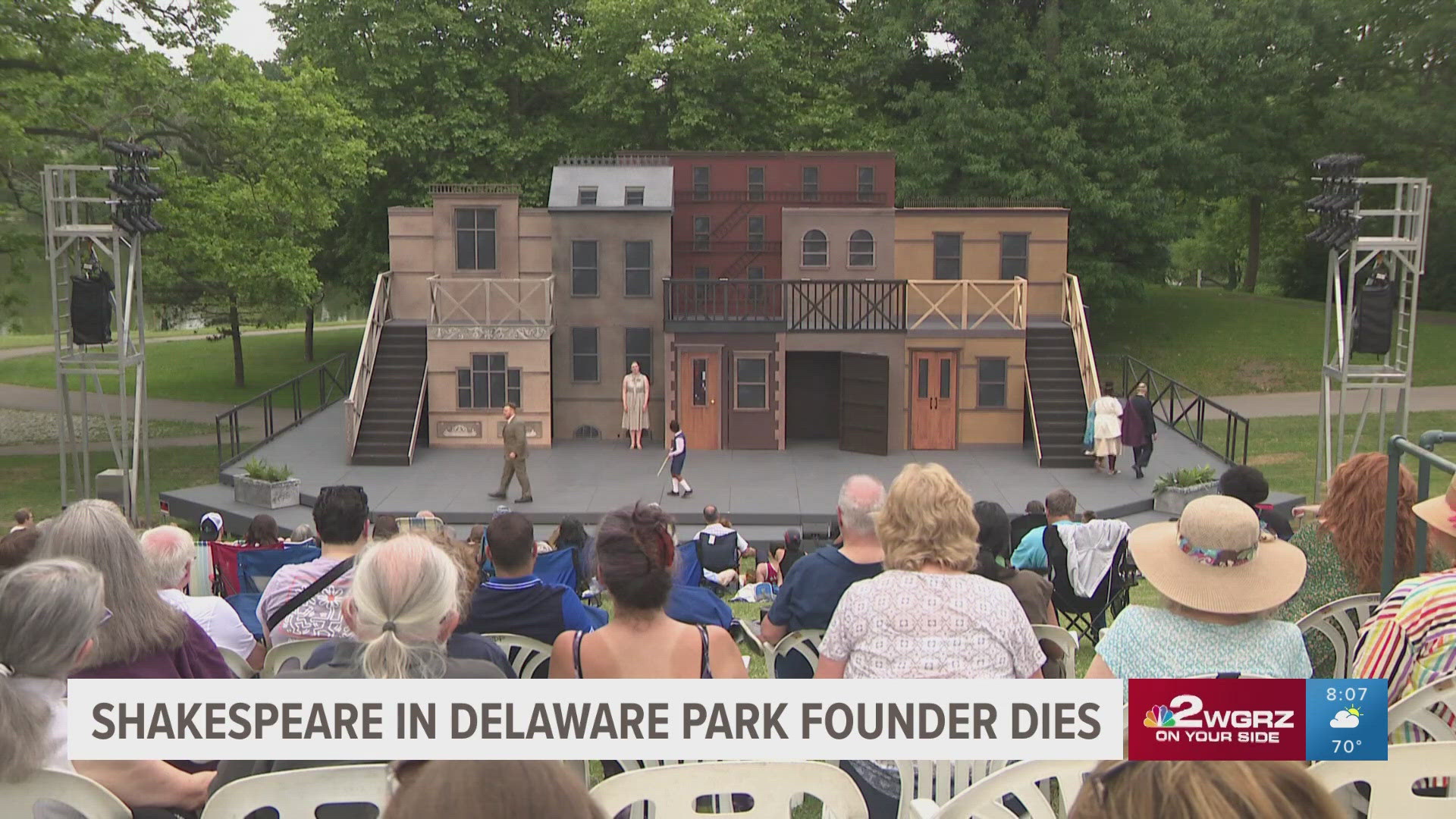 Buffalo's theatre community mourns Saul Elkin, founder of Shakespeare in Delaware Park, who passed away Tuesday.