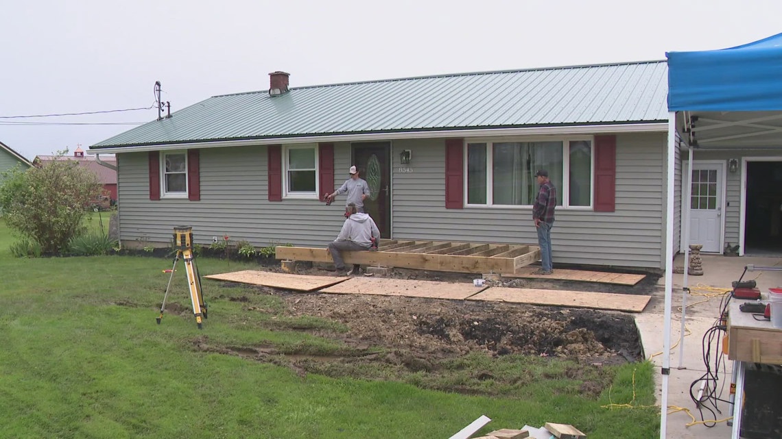 Western New York veteran receives a new deck
