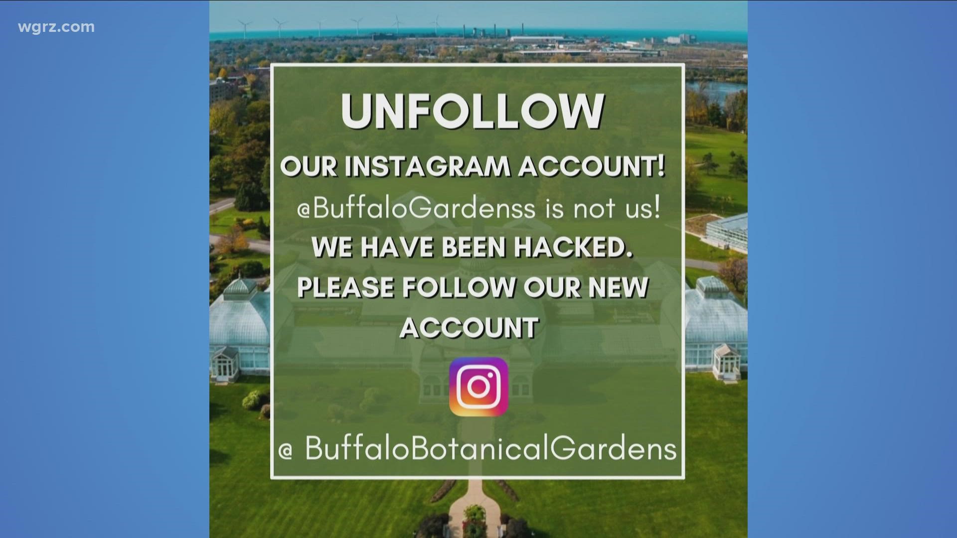 Botanical Gardens Instagram hacked