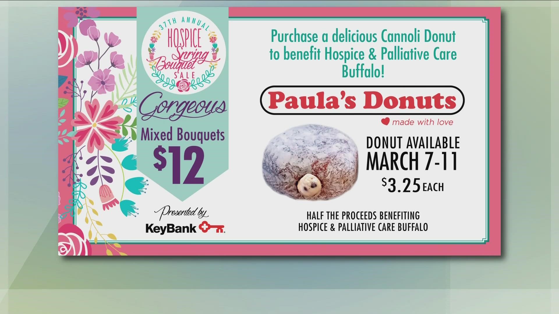 The popular local donut chain is kicking off their week long fundraiser for Hospice Palliative Care Buffalo.