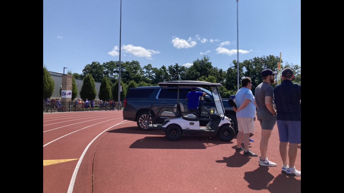 Kim Pegula visits Buffalo Bills training camp