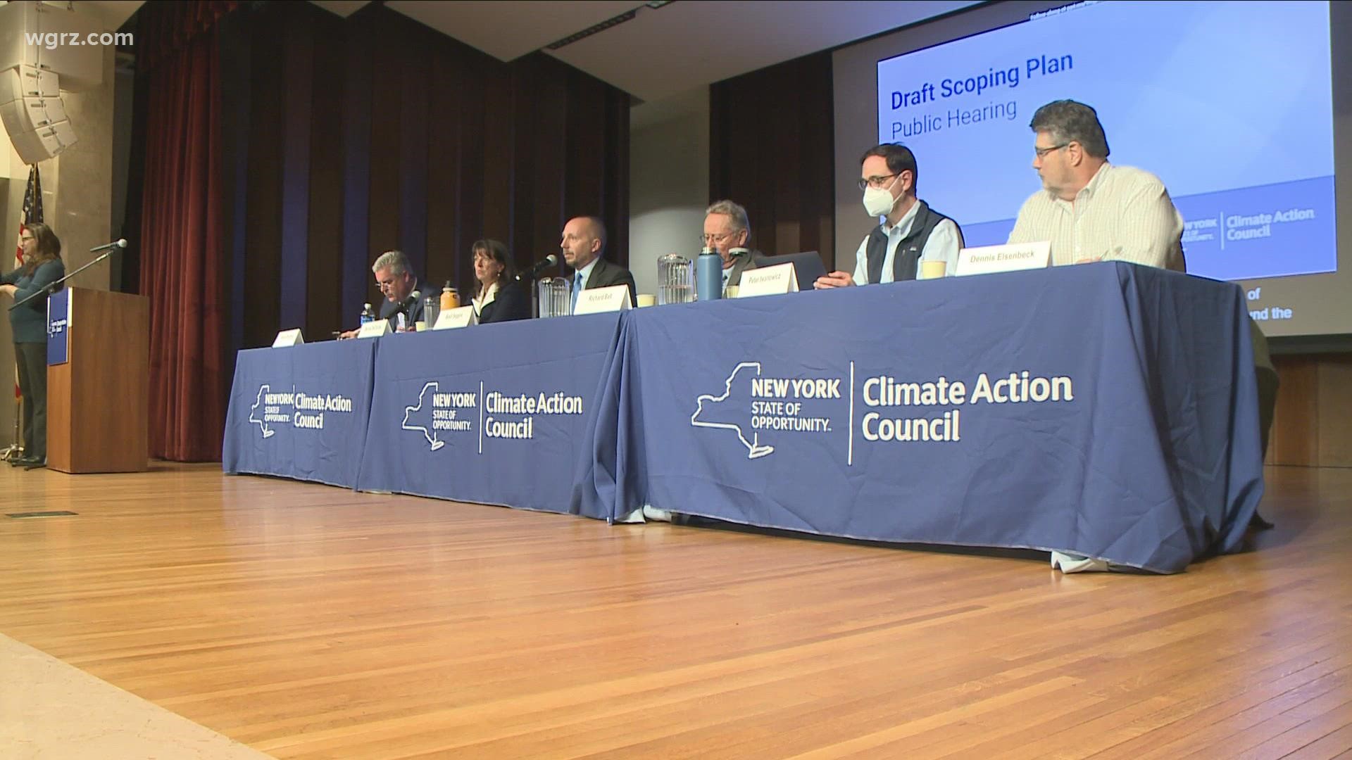 NYS Climate Action Council hearing today in Buffalo