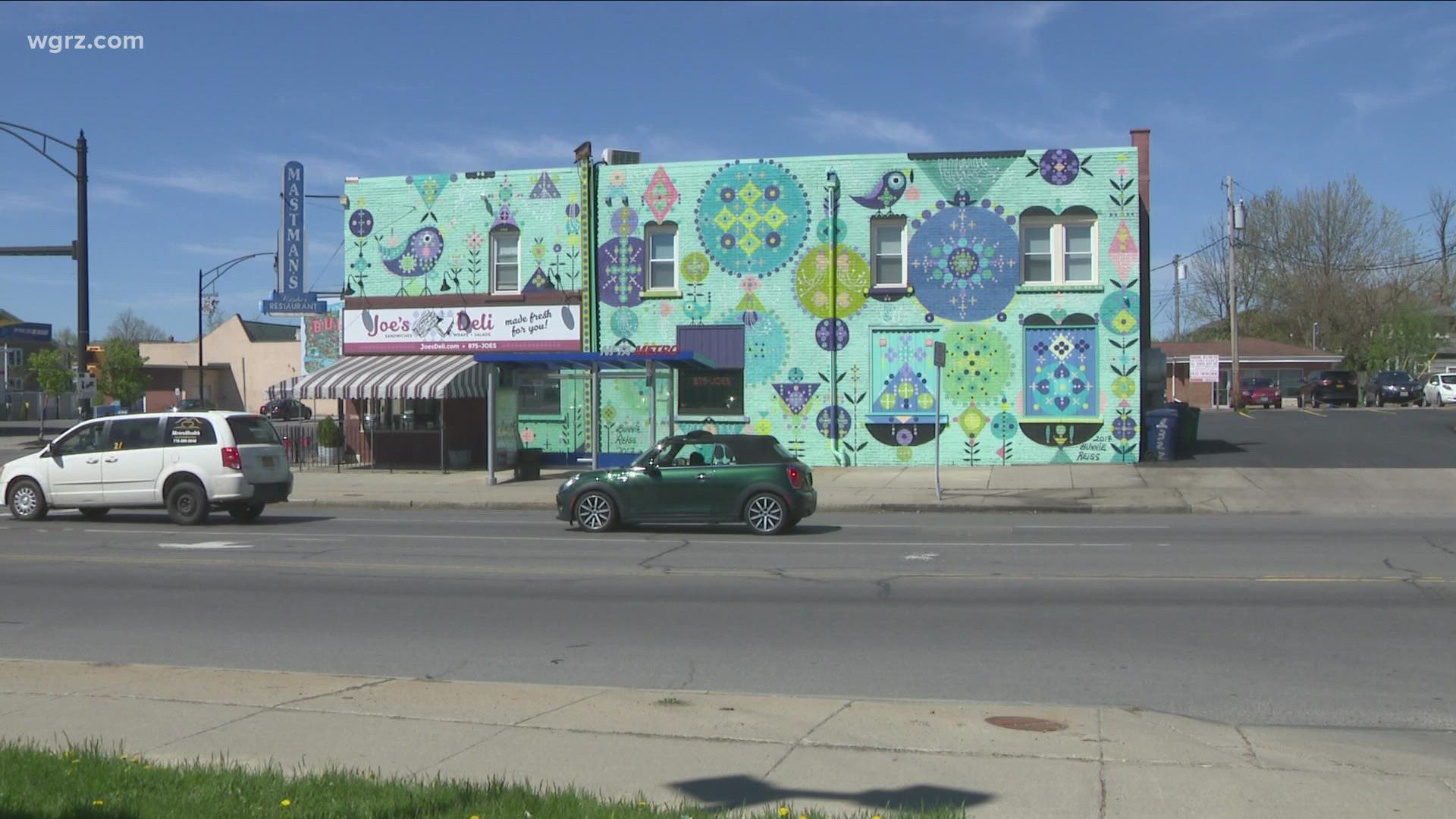 New mural coming to North Buffalo at Joe's Deli on Hertel and Colvin