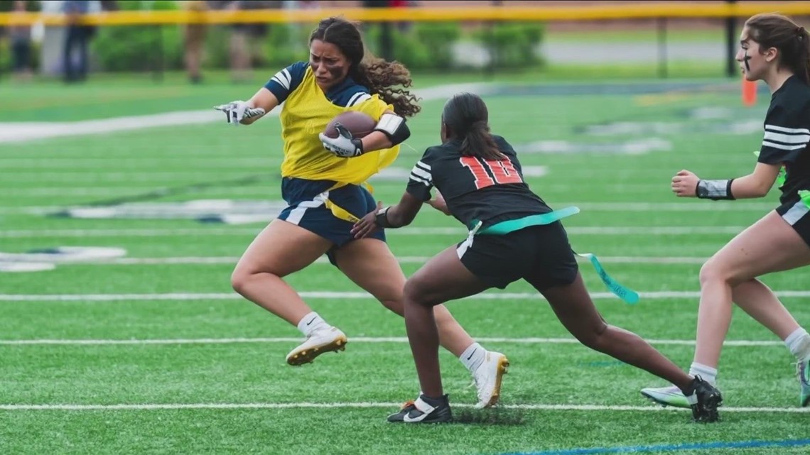 Girls flag football kicks off