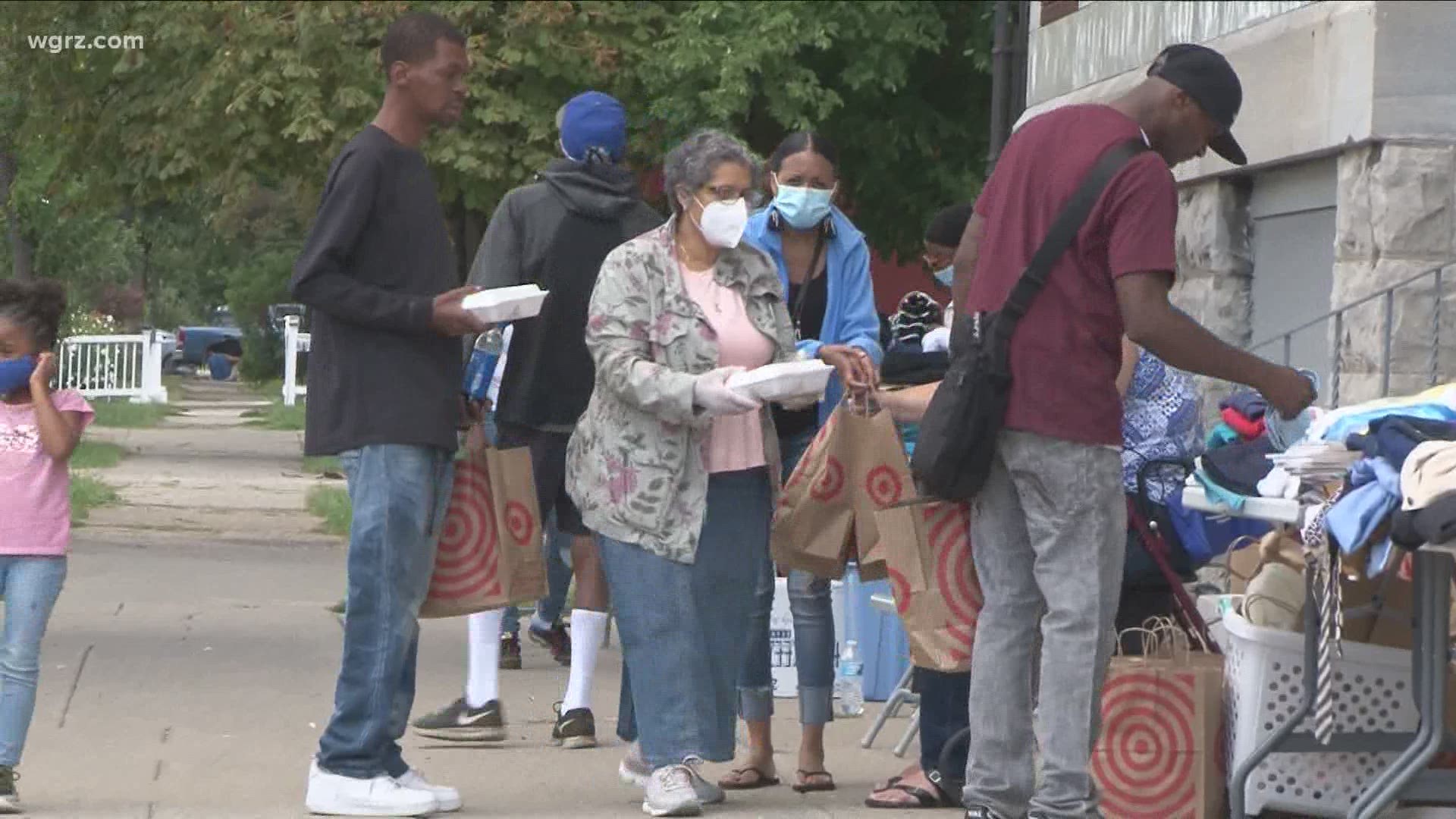 A local church has been eager to bring back its tradition of handing out a hot meal and other items to neighbors.