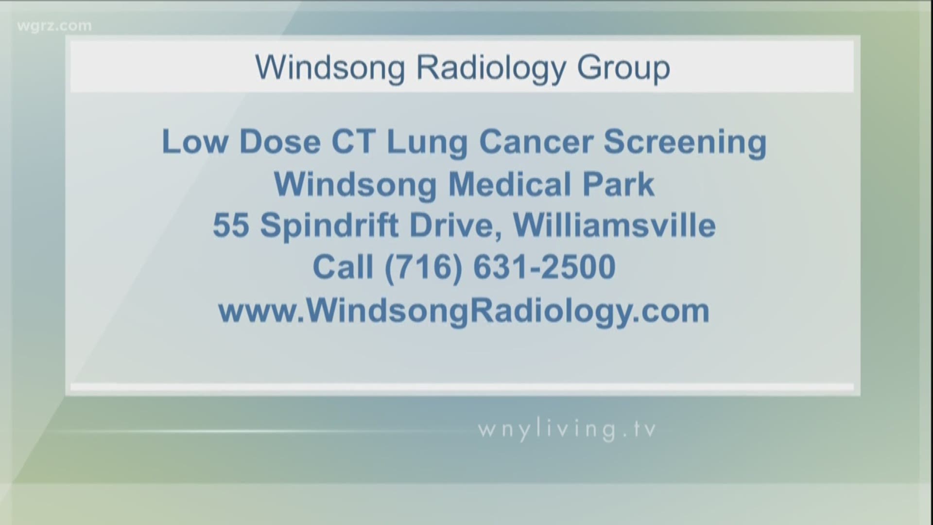 WNY Living - June 15 - Windsong Radiology Group (SPONSORED CONTENT)