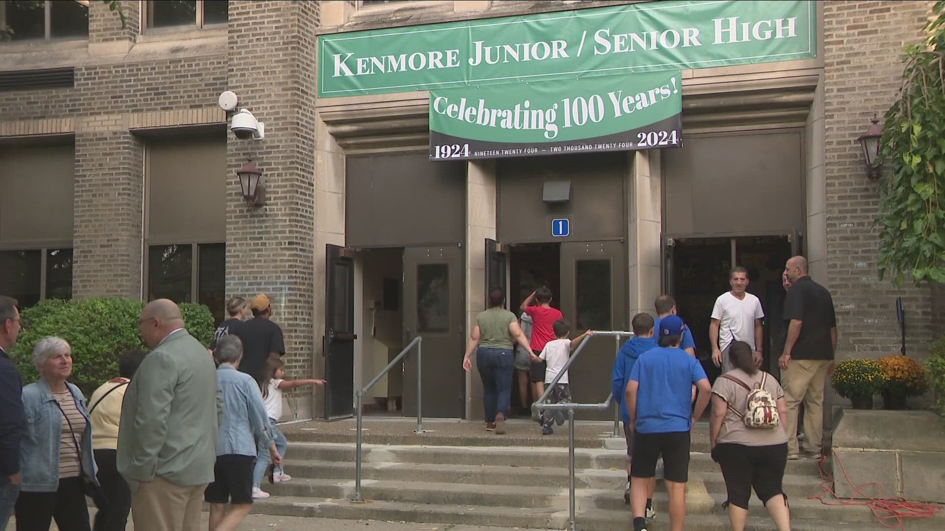 Students past and present gathered Thursday for a celebration.