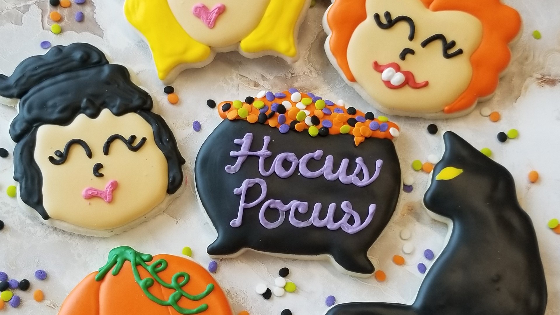 Halloween cookie decorating event