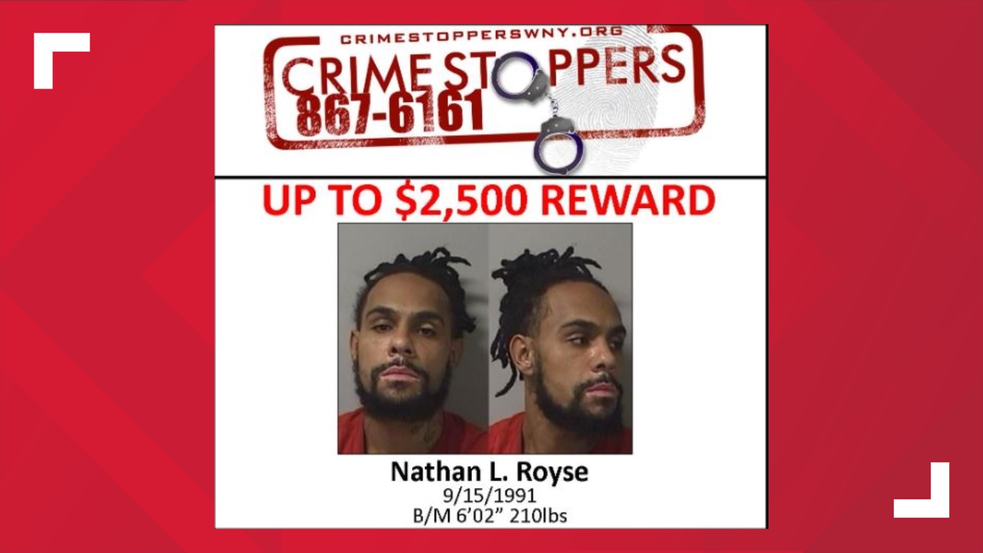 Crime Stoppers Wny Offering Reward For Information Leading To The 2740
