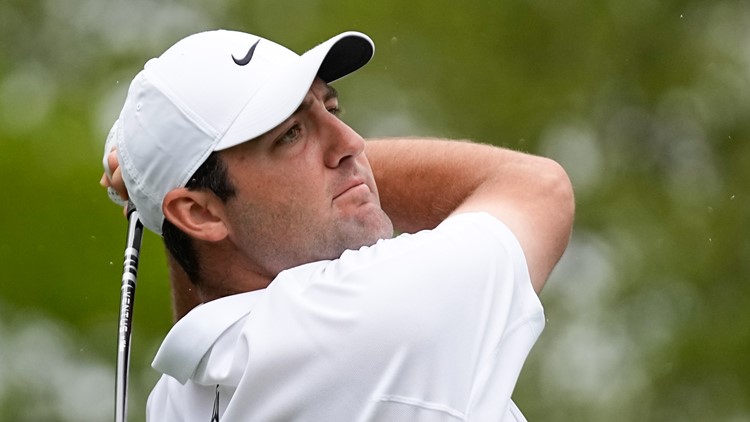PGA Championship at Oak Hill: Scheffler, Conners, Hovland tied for lead after 2 rounds