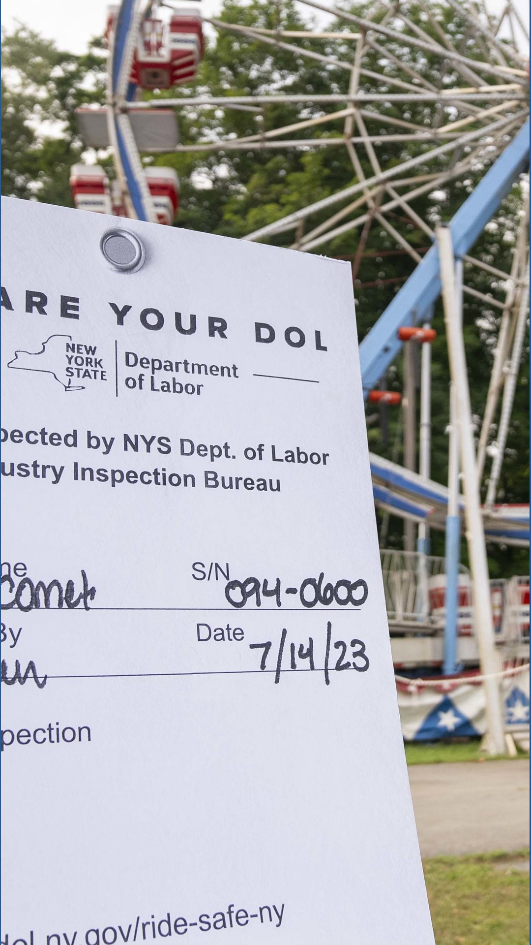 Dol Inspection NYSDOL Ensures Ride Safety | wgrz.com